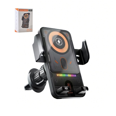 15W Car Mount Wireless Charger, Black