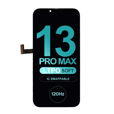  LTPO Soft OLED Screen Digitizer Assembly Replacement for iPhone 13 Pro Max (120HZ)