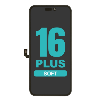 Soft OLED Screen Digitizer Assembly with Portable IC for iPhone 16 Plus (Aftermarket Plus) Soft OLED Screen Digitizer Assembly with Portable IC for iPhone 16 Plus (Aftermarket Plus)