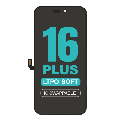  LTPO Soft OLED Screen Digitizer Assembly Replacement for iPhone 16 Plus