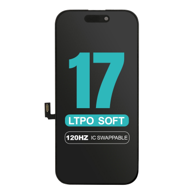 LTPO Soft OLED Screen Digitizer Assembly Replacement for iPhone 17 (120HZ)