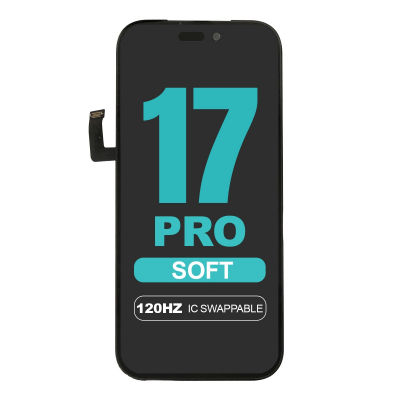 Soft OLED Screen Digitizer Assembly With Portable IC for iPhone 17 Pro (120HZ) iPhone 17 Pro Screen Replacement
