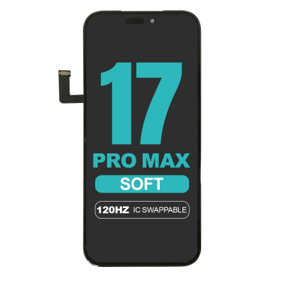 Soft OLED Screen Digitizer Assembly With Portable IC for iPhone 17 Pro Max (120HZ) OLED screen digitizer assembly for iPhone 17 Pro Max