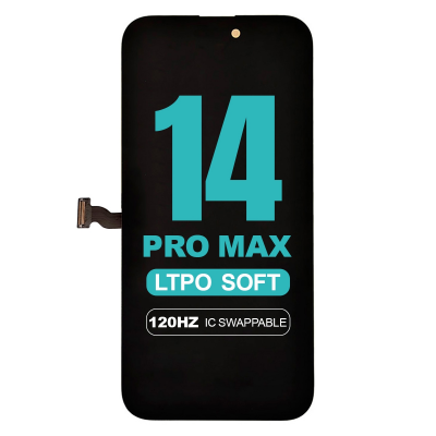  LTPO Soft OLED Screen Digitizer Assembly Replacement for iPhone 14 Pro Max (120HZ)