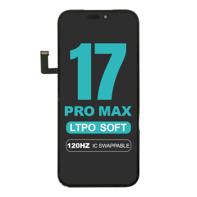  LTPO Soft OLED Screen Digitizer Assembly Replacement for iPhone 17 Pro Max (120HZ)