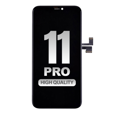 OLED Screen Digitizer Assembly with Frame for iPhone 11 Pro (High Quality) - Black mobile replacement parts
