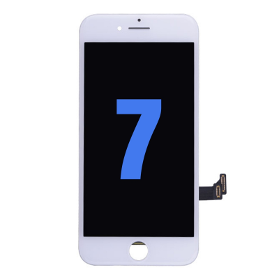  LCD Screen Display with Touch Digitizer Panel and Frame for iPhone 7 (Aftermarket) - White