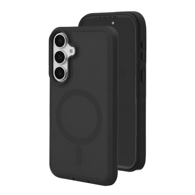  2-Layer Shockproof Magnetic Phone Case for S26, Black