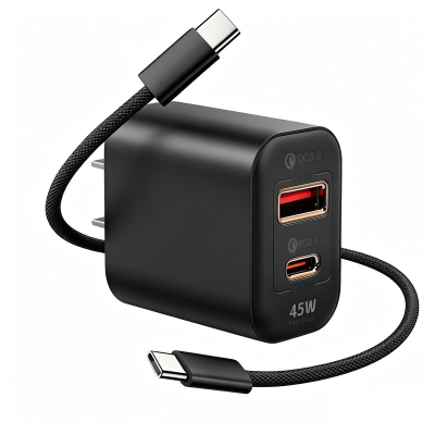 45w usb-c fast charging wall charger