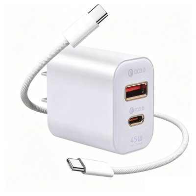 45w usb-c fast charging wall charger