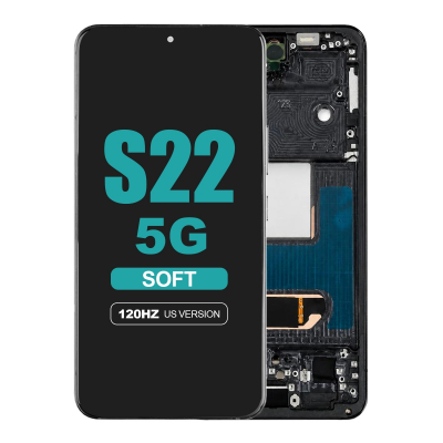 samsung galaxy s22 5g sm s901u soft oled display with frame