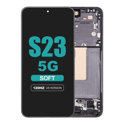 samsung galaxy s23 5g sm s911u soft oled display with phantom black frame