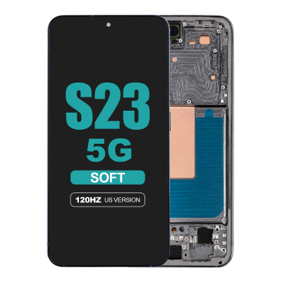 samsung galaxy s23 5g sm s911u soft oled display with green frame