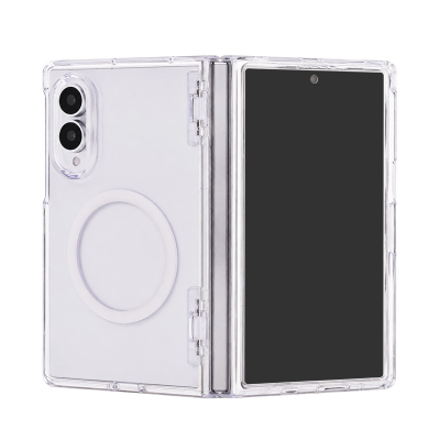  Hard PC Magnetic Case for Galaxy Z Fold8 with Full Shockproof Cover, Clear