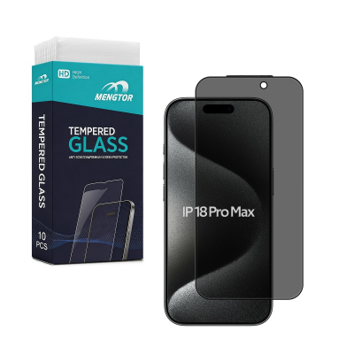 [10 Pack] Privacy 25° Tempered Glass Screen Protector for iPhone 18 Pro Max