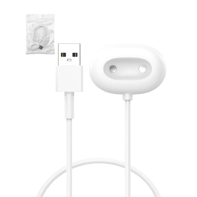  5W Magnetic Charging Dock for Google Watch 4 with USB-A Input Port, White