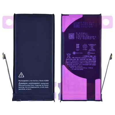 brand new 100 percent health display decode battery with adhesive for iphone 13 mini