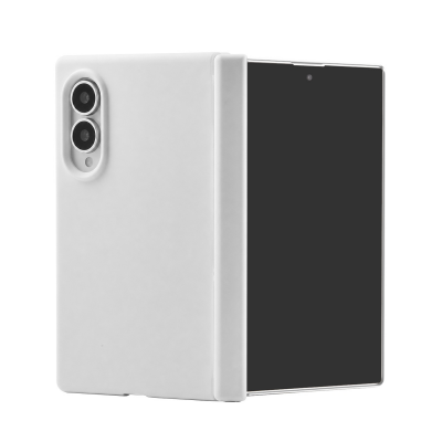 Liquid Silicone Dual Hinge Protective Case for Galaxy Z Fold8, White