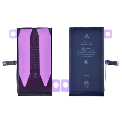 brand new 100 percent health display decode battery with adhesive for iphone 14