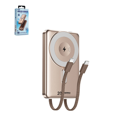 remax magnetic wireless gold power bank