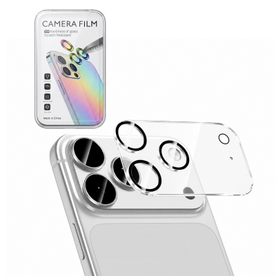 Anti-Explosion Camera Lens Tempered Glass Protector for iPhone 18 Pro Max (Retail Packaging)