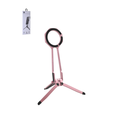 pink multi-form magnetic phone tripod stand