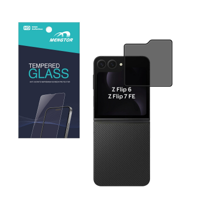  Privacy Tempered Glass for Samsung Galaxy Z Flip 6 / Z Flip 7 FE(Retail Packaging)