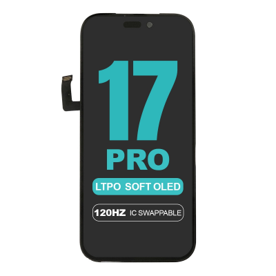 replacement 120hz adaptive variable touch screen for iphone 17 pro