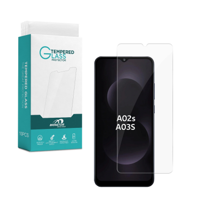 [10 Pack]Clear Tempered Glass for Samsung Galaxy A02s (2021) A025/ A03S (2021) A037