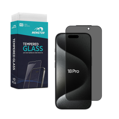  [10 Pack] Privacy 25° Tempered Glass for iPhone 18 Pro