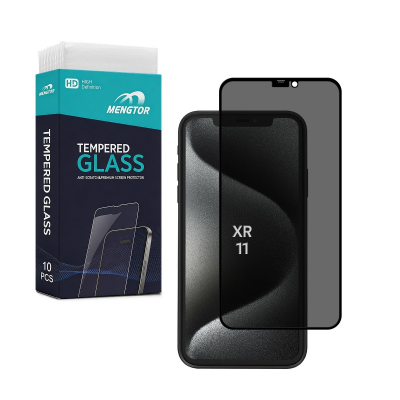 iPhone Privacy Screen Protector Bulk 10 Pack Front View for XR 11