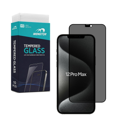 iPhone 12 Pro Max Privacy Screen Protector 10 Pack, Wholesale Tempered Glass