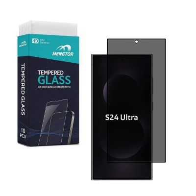 [10 Pack]Full Cover Privacy Tempered Glass for Samsung Galaxy S24 Ultra S928