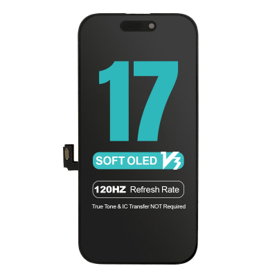 iphone 17 soft oled screen replacement no ic transfer true tone ready
