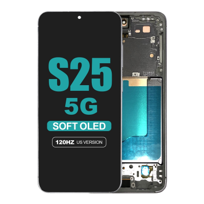 samsung galaxy s25 5g s931 silver shadow screen with frame