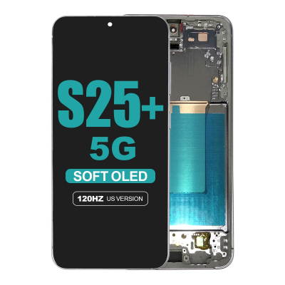 samsung galaxy s25 plus 5g s936 silver shadow screen with frame