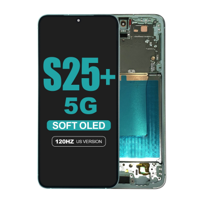 samsung galaxy s25 plus 5g s936 mint screen with frame