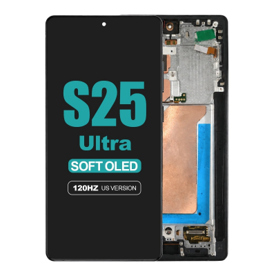 galaxy s25 ultra 5g us version s938u screen assembly frame titanium black