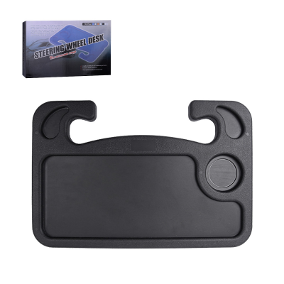 Car Steering Wheel Desk Tray, Black