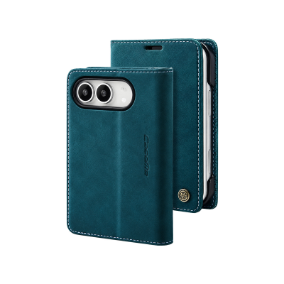  CaseMe PU Leather Folio Wallet Case for iPhone Duo with 2 Card Slots, Green