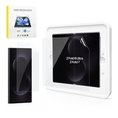  [5 Pack]Hydrogel Screen Protector, HD Clear Quick-Apply Positioning Film Kit, Inner & Outer Display for Samsung Galaxy Z Fold 8 Ultra F976/ Z Fold 7 F966