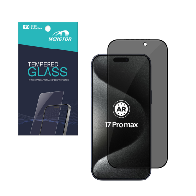  AR Anti-Reflection Privacy Tempered Glass for iPhone 17 Pro max(Retail Packaging)
