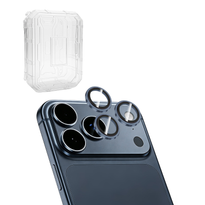  [10 Pack]AR+AF Pro+ Eagle Eye Camera Lens Protector for iPhone 17 Pro/ 17 Pro Max - Deep Blue