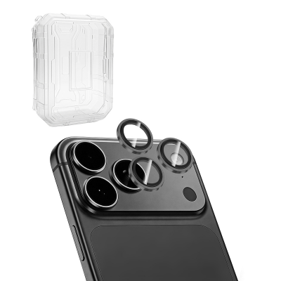 [10 Pack] AR+AF Pro+ Eagle Eye Camera Lens Protector for iPhone 18 Pro/ 18 Pro Max- Black