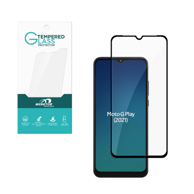 Clear Tempered Glass for Moto G Play (2021)(Retail Packaging)