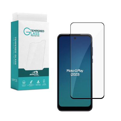 [10 Pack] Clear Tempered Glass for Moto G Play (2023)