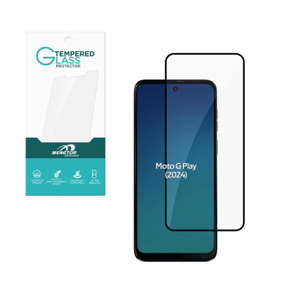 Clear Tempered Glass for Moto G Play (2024)(Retail Packaging)