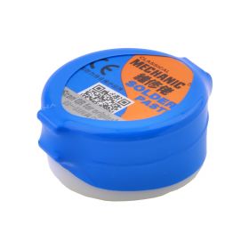 mechanic solder paste blue plastic container for electronics repair