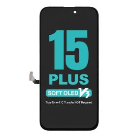 wholesale iphone 15 plus soft oled replacement screen no ic transfer