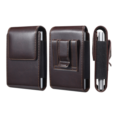  Leather Case for iPhone DUO and Samsung Galaxy Fold 8,Coffee(Only Ground Shipping)